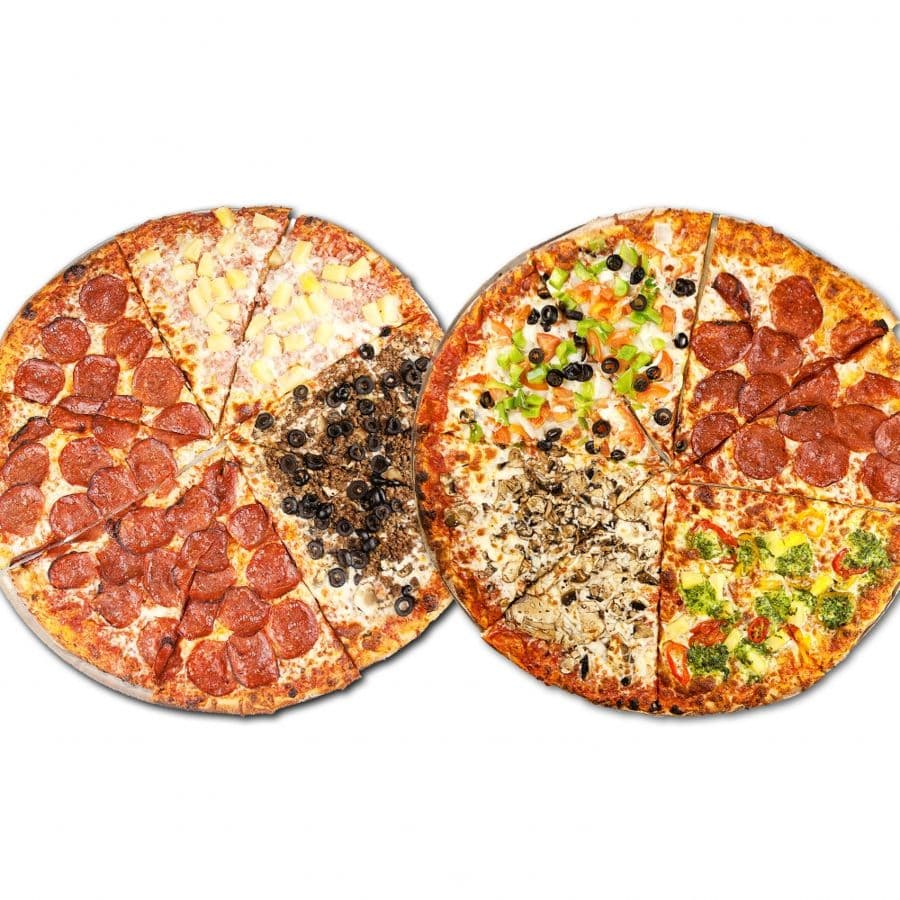 2 for 1 Classic Pizzas (2-3 Toppings Each)
