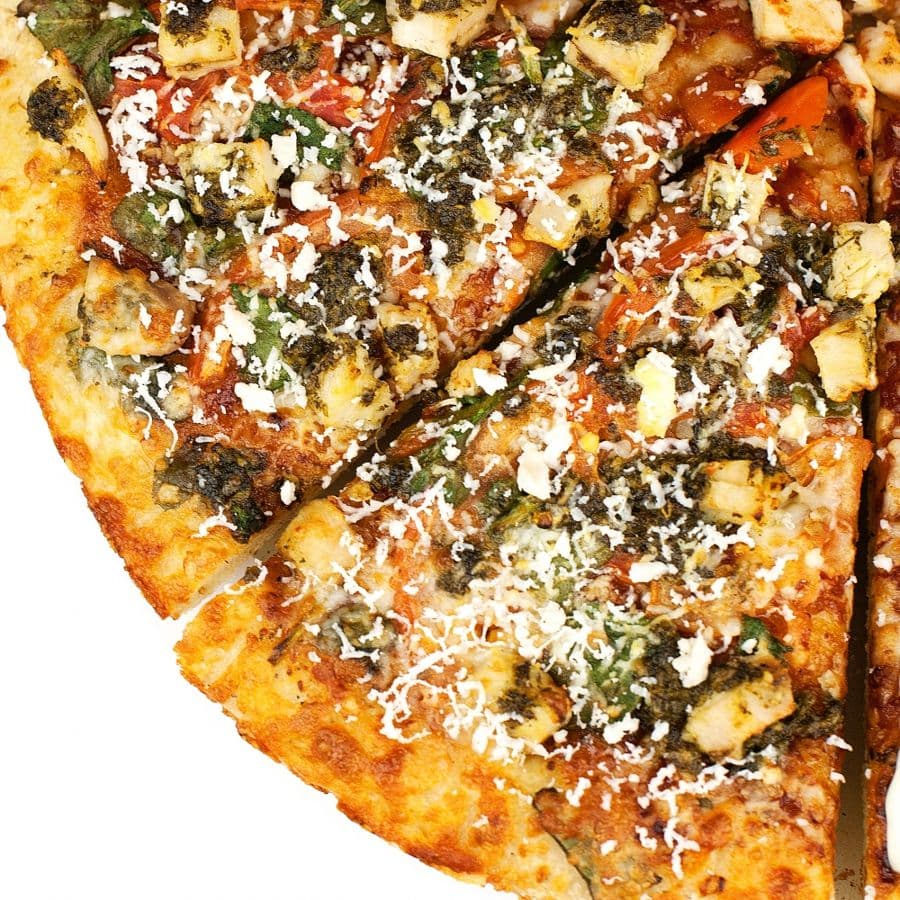Pesto Chicken Pizza