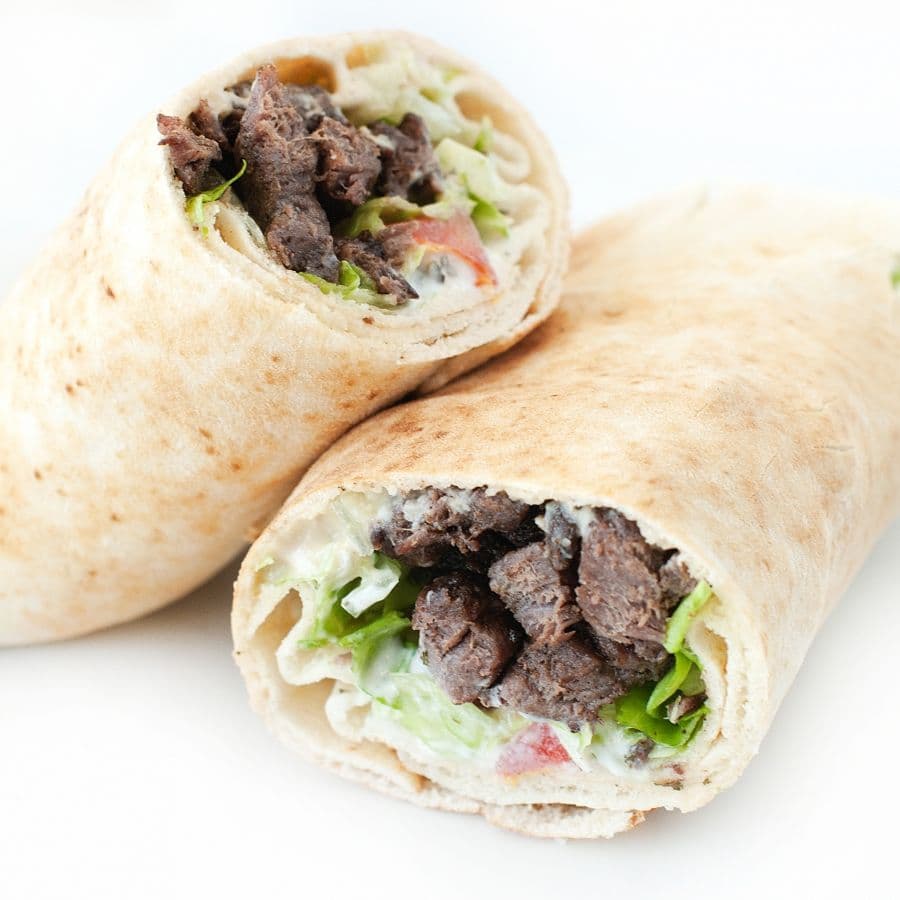 Beef Kebab Wrap