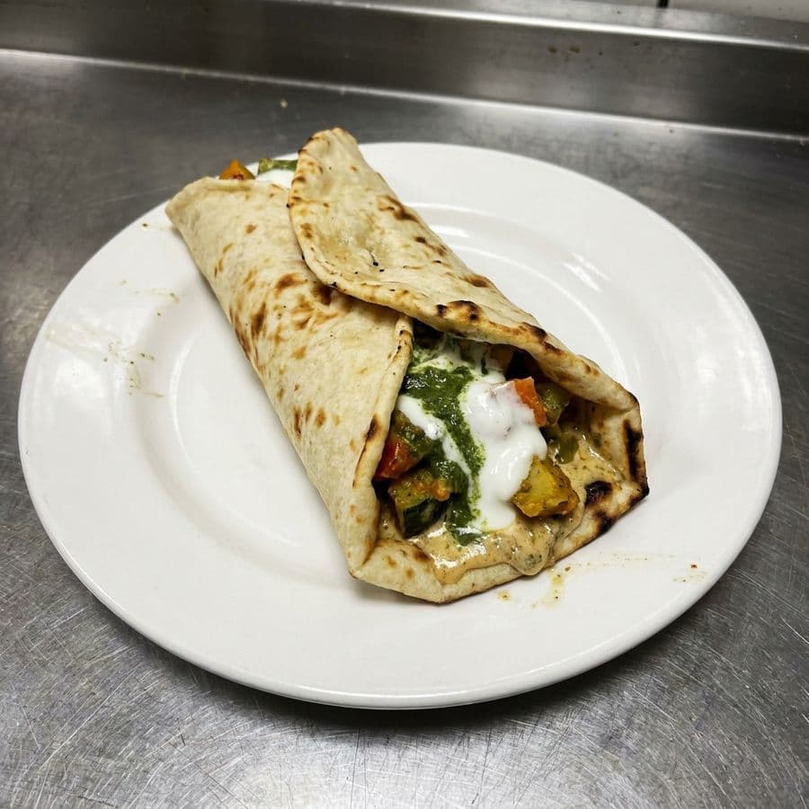 Mix Veggie Naan Wrap