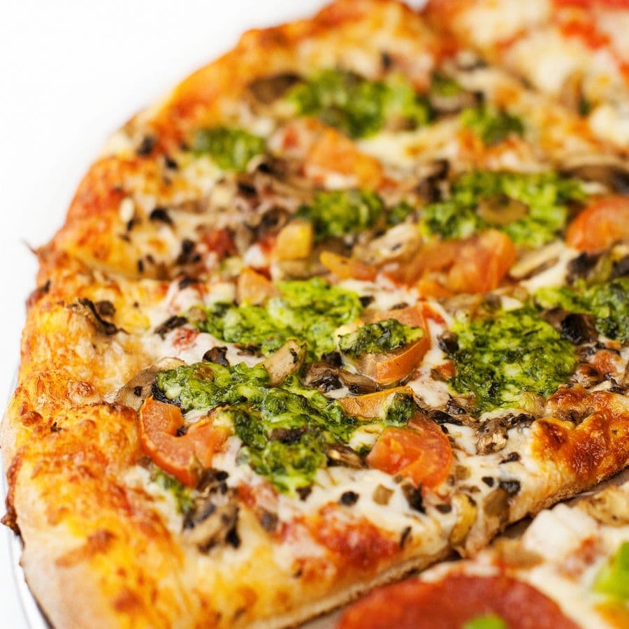 Pesto Veggie Pizza